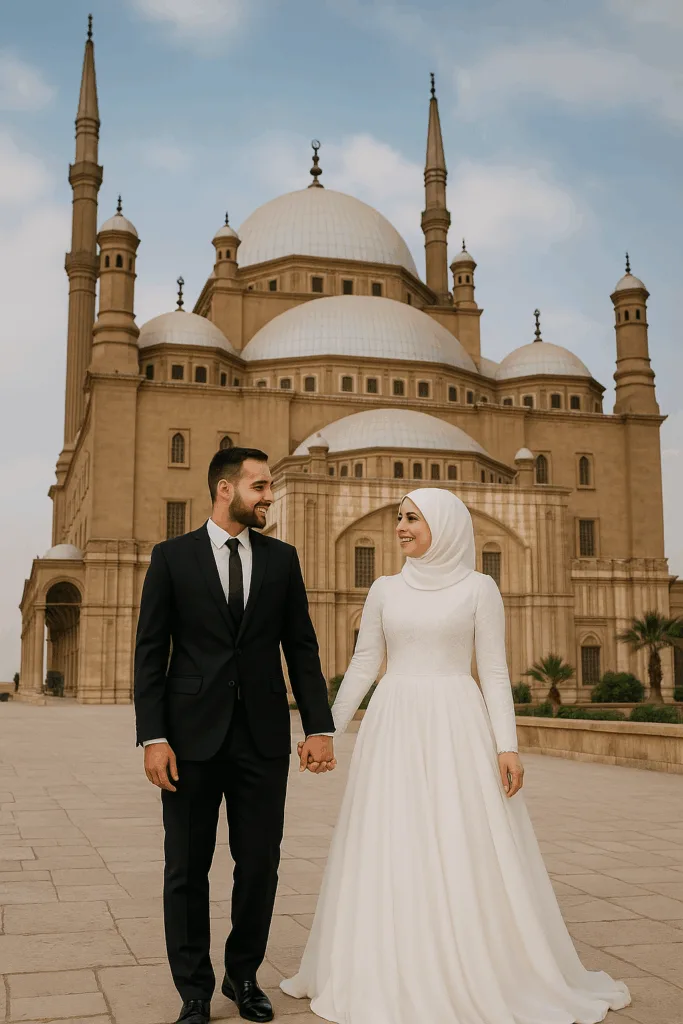 أماكن تصوير للعرسان المحجبات